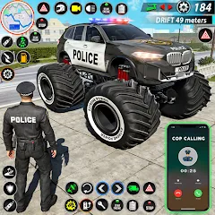 Скачать взлом Police Monster Truck Car Games  [МОД Бесконечные монеты] - последняя версия apk на Андроид