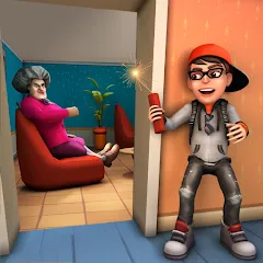 Скачать взломанную Hide N' Prank  [МОД Mega Pack] - стабильная версия apk на Андроид