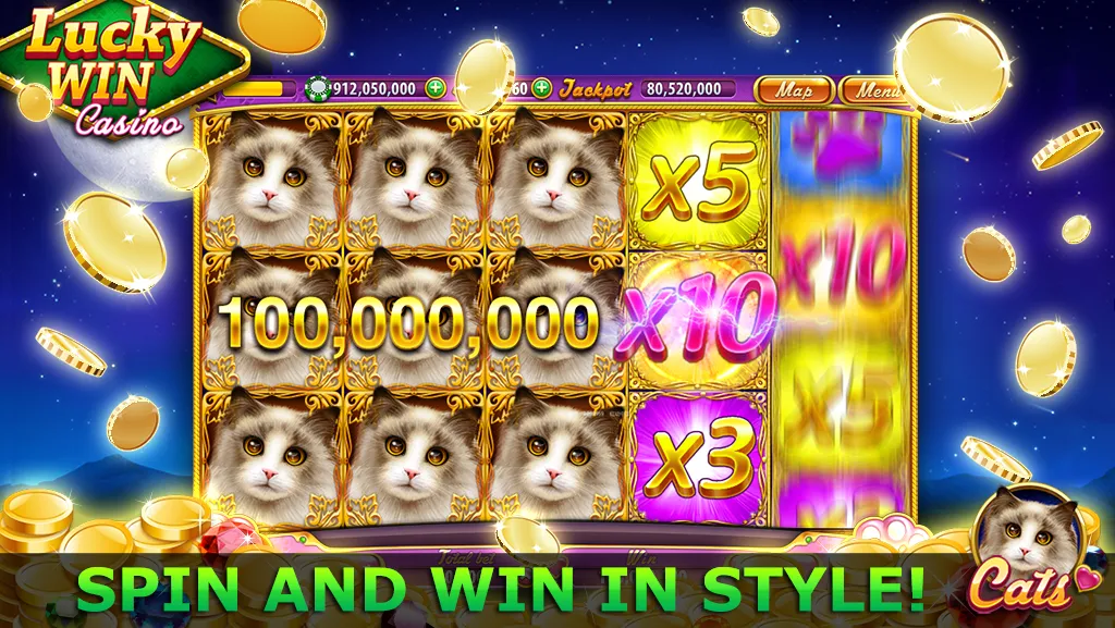 Lucky Win Casino™ SLOTS GAME (Лаки Вин казино СЛОТЫ ИГРА)  [МОД Все открыто] Screenshot 1