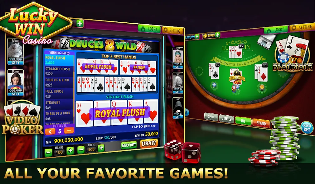 Lucky Win Casino™ SLOTS GAME (Лаки Вин казино СЛОТЫ ИГРА)  [МОД Все открыто] Screenshot 5