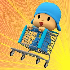 Скачать взломанную Pocoyo Run & Fun: Cartoon Jump  [МОД Unlocked] - полная версия apk на Андроид