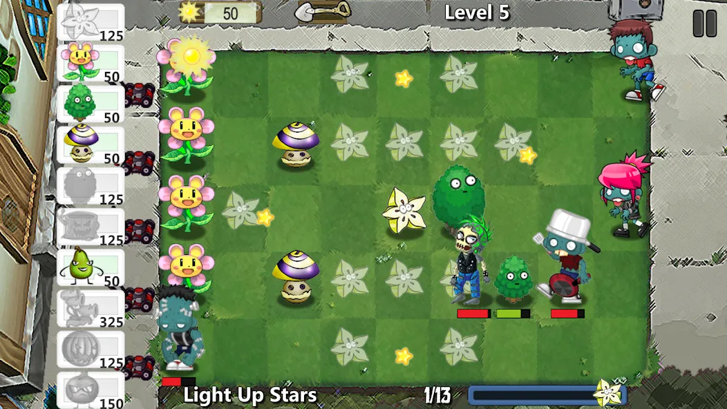 Plants' War  [МОД Меню] Screenshot 4