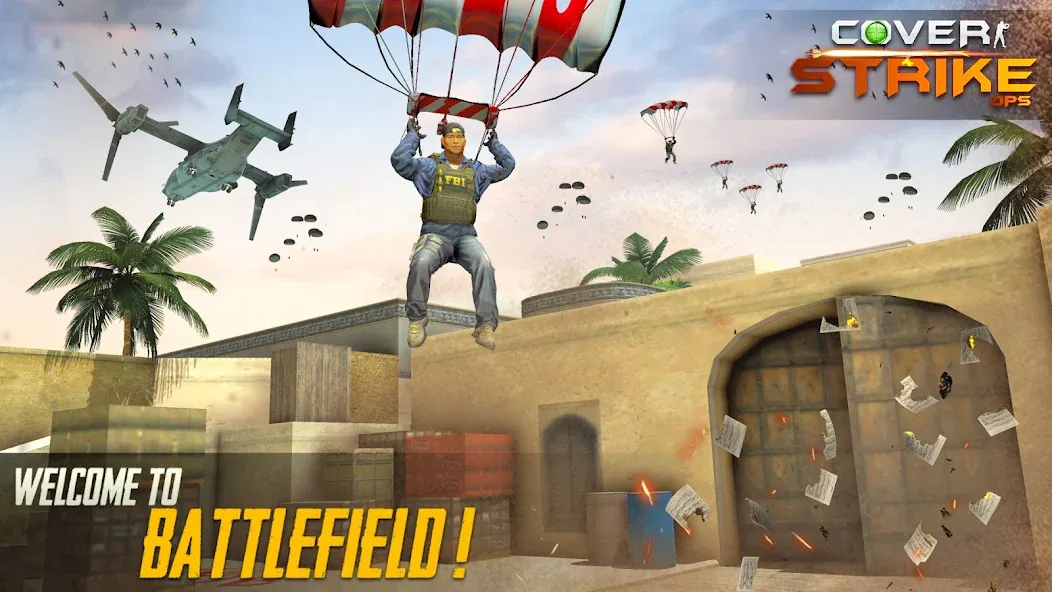 Cover Strike Ops FPS Gun Games  [МОД Бесконечные деньги] Screenshot 5