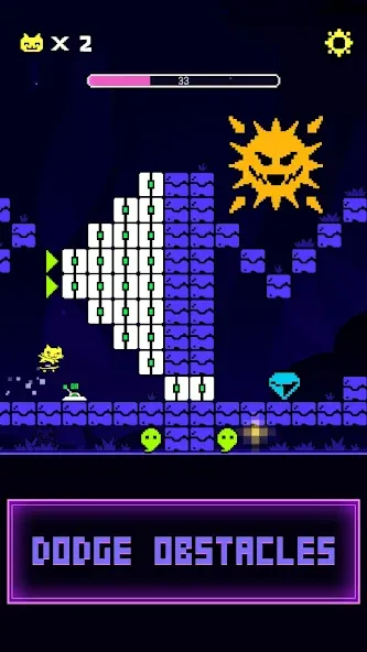 Underground Race - Arcade Game (Ритм Дэш)  [МОД Mega Pack] Screenshot 1
