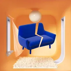 Взломанная Design League! Redecor Puzzle (Хоум Дизайн)  [МОД Unlocked] - последняя версия apk на Андроид