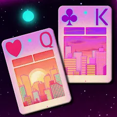 Взломанная FLICK SOLITAIRE - Card Games (ФЛИКК)  [МОД Mega Pack] - последняя версия apk на Андроид