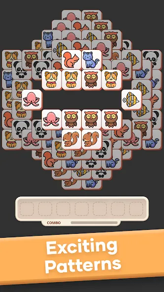 Match Animal  [МОД Бесконечные монеты] Screenshot 2