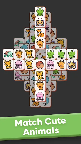 Match Animal  [МОД Бесконечные монеты] Screenshot 4