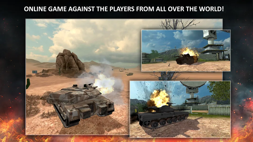 Tanktastic 3D tanks (Танктастик 3D танки)  [МОД Menu] Screenshot 1