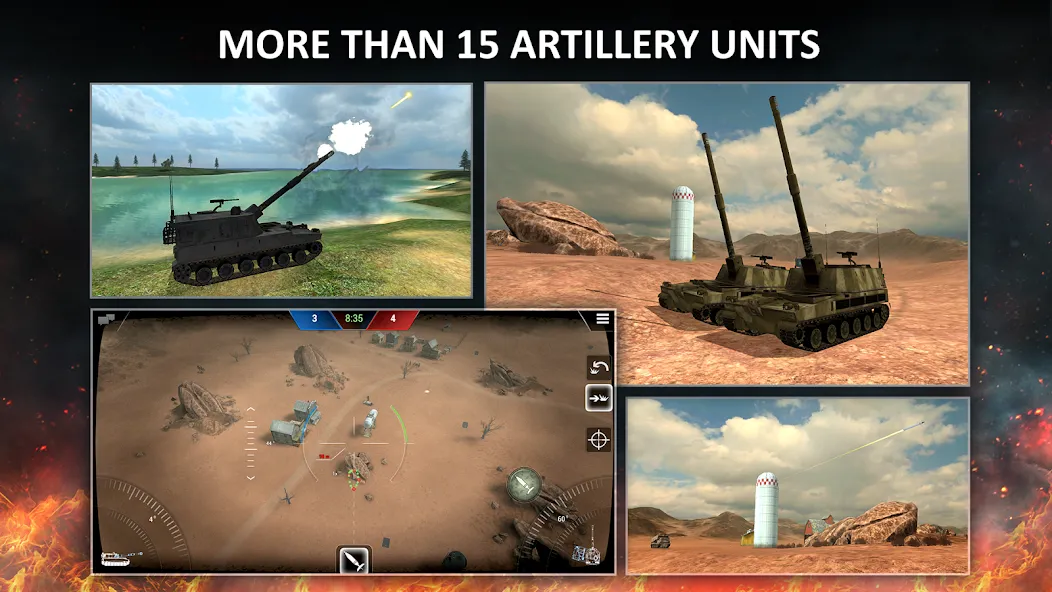 Tanktastic 3D tanks (Танктастик 3D танки)  [МОД Menu] Screenshot 3