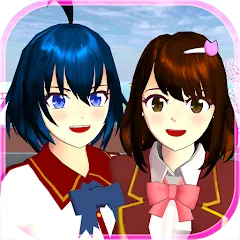 Скачать взломанную SAKURA School Simulator (Сакура Скул Симулятор)  [МОД Меню] - полная версия apk на Андроид