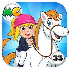 Скачать взлом My City: Star Horse Stable (Мой город)  [МОД Menu] - полная версия apk на Андроид