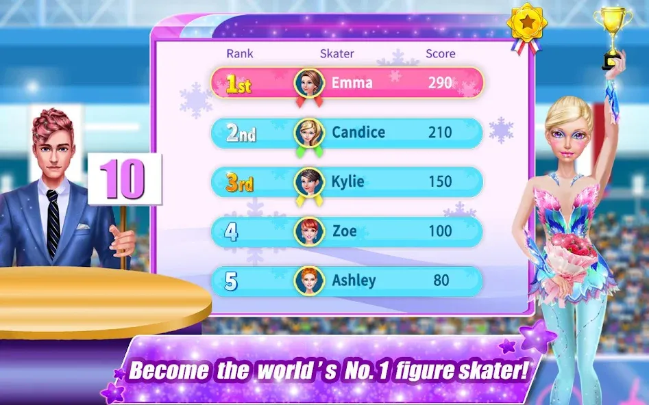 Ice Skating Superstar - Perfec  [МОД Unlimited Money] Screenshot 4