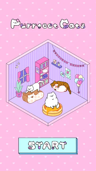 Purrfect Cats (Парфект кэтс)  [МОД Unlimited Money] Screenshot 1
