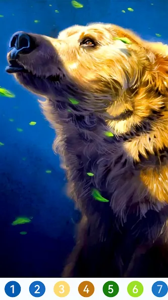 Animal Paint by Number Game (Анимал Пэйнт бай Намбер Гэйм)  [МОД Бесконечные деньги] Screenshot 1