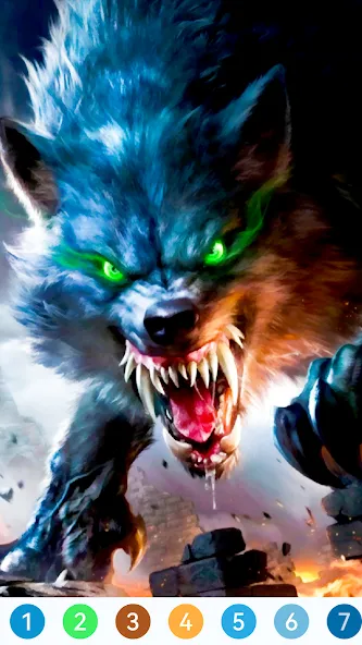 Animal Paint by Number Game (Анимал Пэйнт бай Намбер Гэйм)  [МОД Бесконечные деньги] Screenshot 3