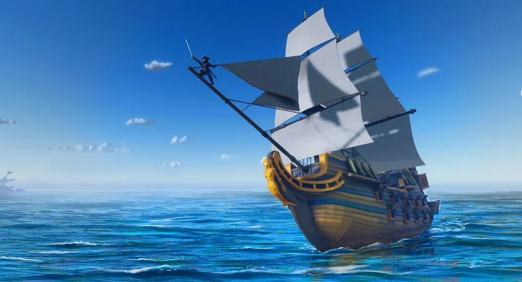 Pirate Polygon Caribbean Sea (Пиратская Полигон Карибское море)  [МОД Все открыто] Screenshot 1