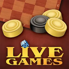 Взломанная Checkers LiveGames online  [МОД Много денег] - стабильная версия apk на Андроид