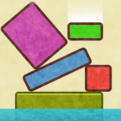 Скачать взлом Drop Stack Block Stacking Game (Дроп Стэк блочная игра с укладкой блоков)  [МОД Все открыто] - стабильная версия apk на Андроид