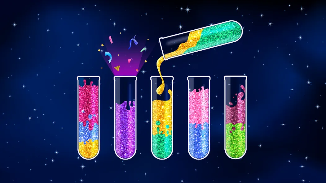 Water Sort Puzzle - Color Game (Уотер Сорт Пазл)  [МОД Unlimited Money] Screenshot 1