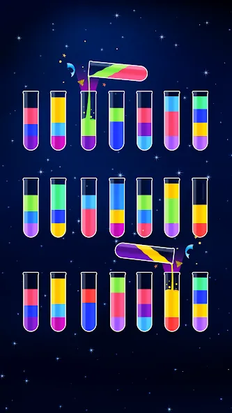 Water Sort Puzzle - Color Game (Уотер Сорт Пазл)  [МОД Unlimited Money] Screenshot 3