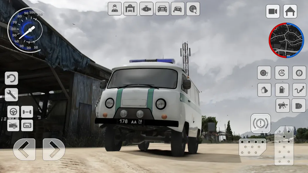 UAZ Loaf: Special vehicle 4x4  [МОД Все открыто] Screenshot 1