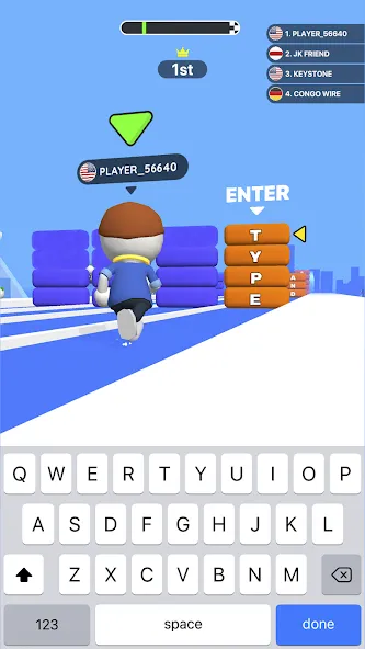 Type Sprint: Typing Games (Тайп Спринт)  [МОД Меню] Screenshot 3