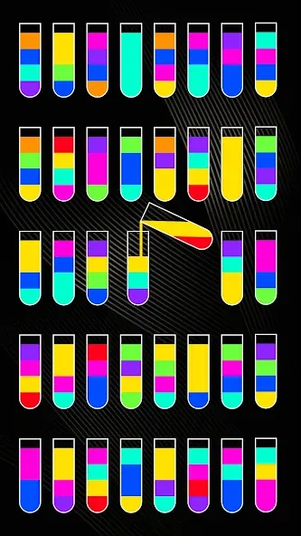 SortPuz 3D: Water Color Sort (СортПаз 3Д)  [МОД Menu] Screenshot 1